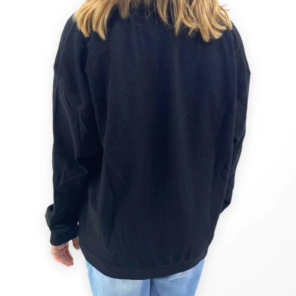 MICHAEL KORS Black Knit Long Sleeve Round Neck Sweatshirt - Image 5