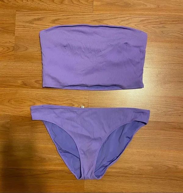 Aerie purple ribbed bikini bottom XL - Image 2