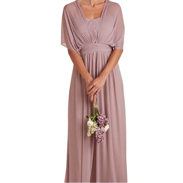 Birdy Grey Mauve Convertible Bridesmaid Dress NWT XS Multiway Gown - Image 7