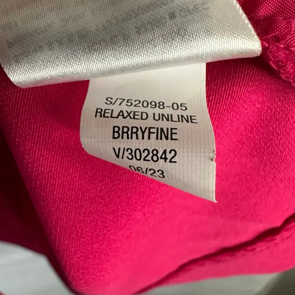 Old Navy Women S Berry Pink Relaxed Unlined Blazer 2 Button Workwear Jacket - Image 9