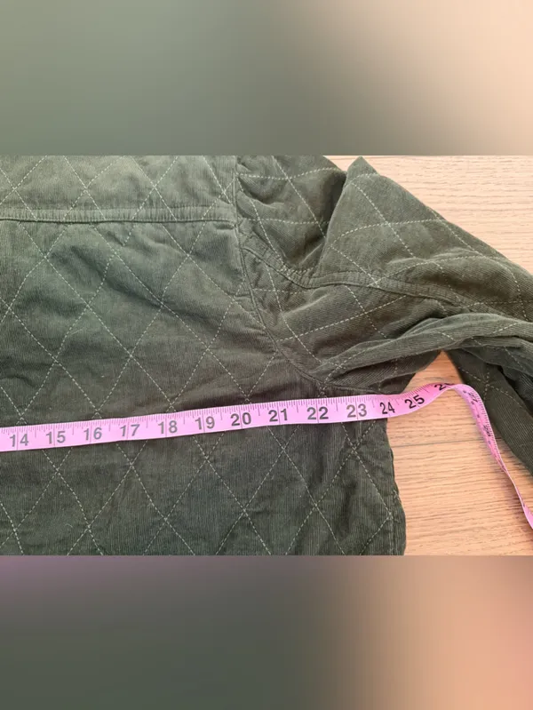 J Jill Corduroy Quilted Jacket Size Large - Image 6