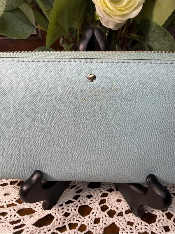 kate spade Light Blue Zip Wallet - Image 2