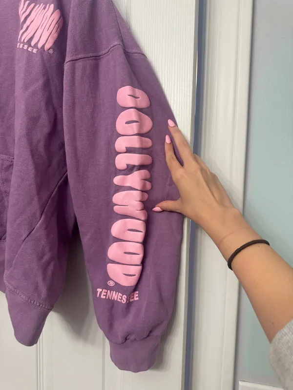 Dolly Parton Dollywood Tennessee Purple Hoodie - Image 2