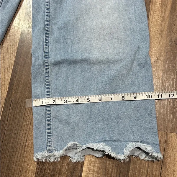 BILLA BONG Free Fall Fray Hem Stretch Wide Leg Jeans - Image 7