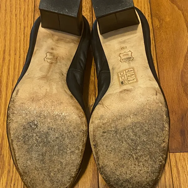Tory Burch Jolie Patent Leather Cap-Toe Pumps Black Size 8 8M‎ - Image 4