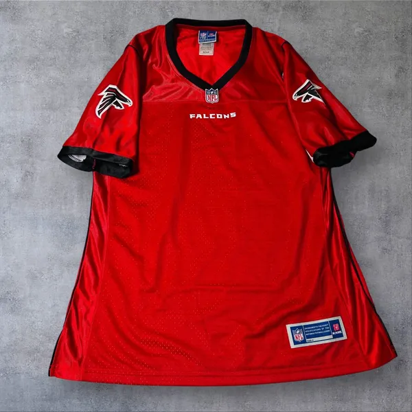 NEW Atlanta Falcons Jersey Womens S Red Blank NFL Pro Line Football‎ - Image 3