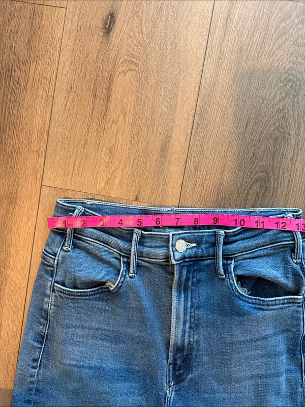 MOTHER The Hustler Flood Fray Jeans- size 27 - Image 5