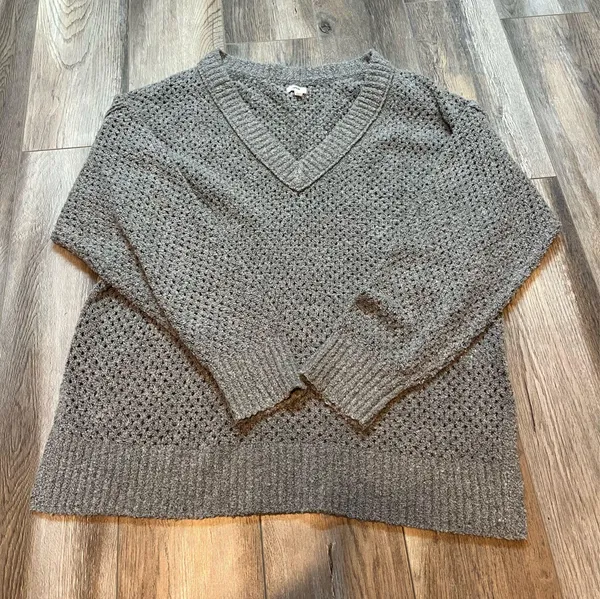 Aerie V-Neck Sweater Oversized - Image 2