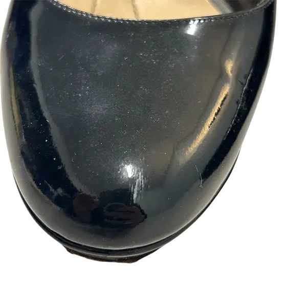 Kate Spade Women's Black‎ Patent Leather Slingback Pumps Size 7 - Image 10
