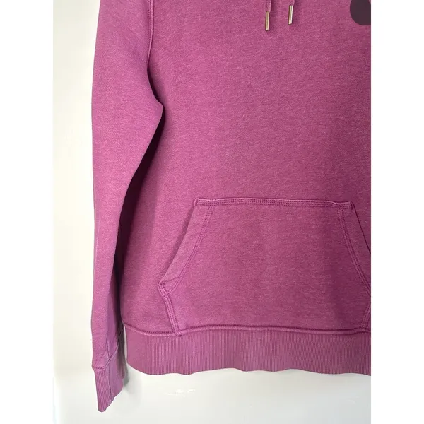 Carhartt Women's Clarksburg Hoodie Berry Pink Heather Medium Workwear Streetwear - Image 7