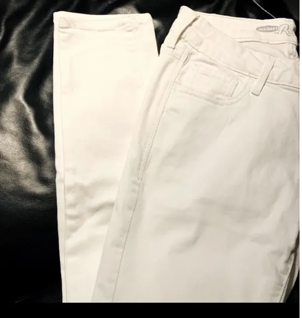 Old Navy Rock Star White Jeans - Image 8