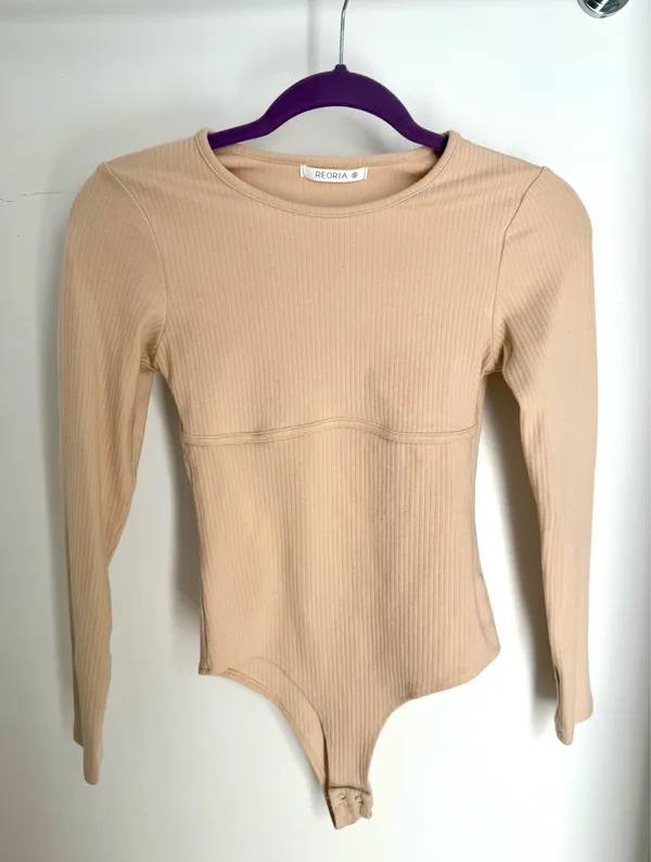 Reoria Bodysuit Tan - Image 3