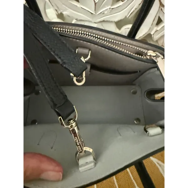 Kate Spade Knott Mini Satchel Black Pebbled‎ Leather PXR00438 NWT $298 Retail FS - Image 9