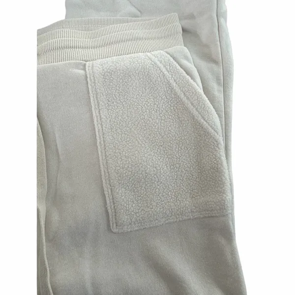 No Boundaries Cream Textured Pants - Image 2