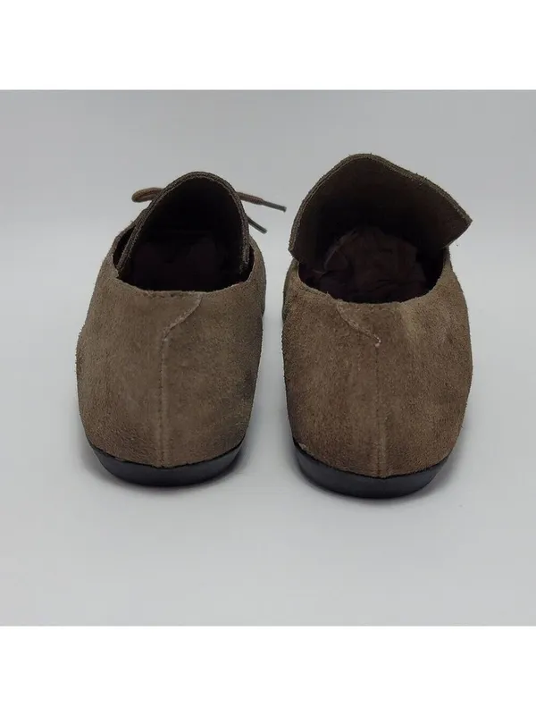 G Wiz Womens Dark Beige Rusty 261037 Suede Lace Up Solid Pump Shoes Size 7M - Image 3