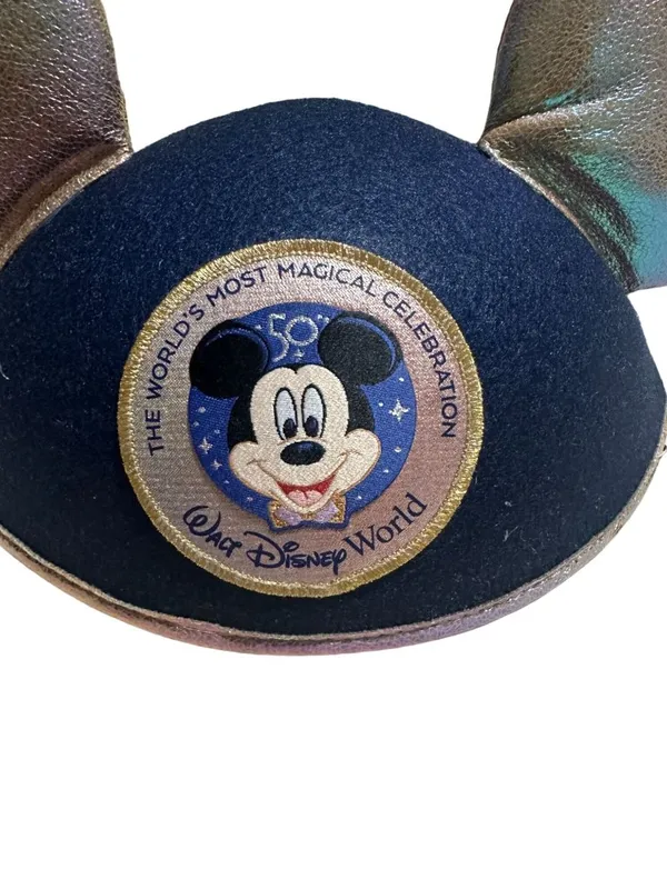 DISNEY Parks 50th Anniversary Adult Cap Hat Ears NEW NWT - Image 4