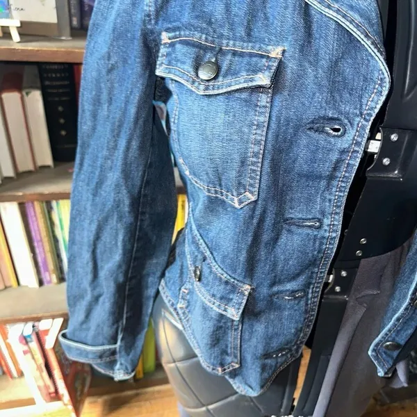 Chaps denim classic riding elevated basics S fitted jacket - Image 2