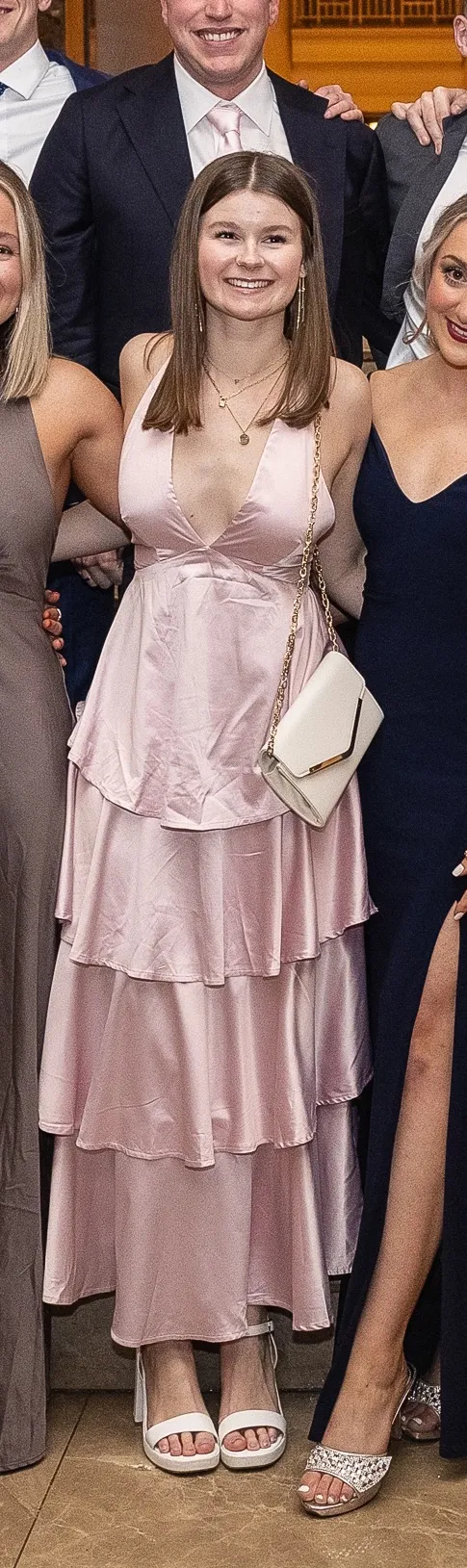 Selfie Leslie Pink Formal Dress - Image 4