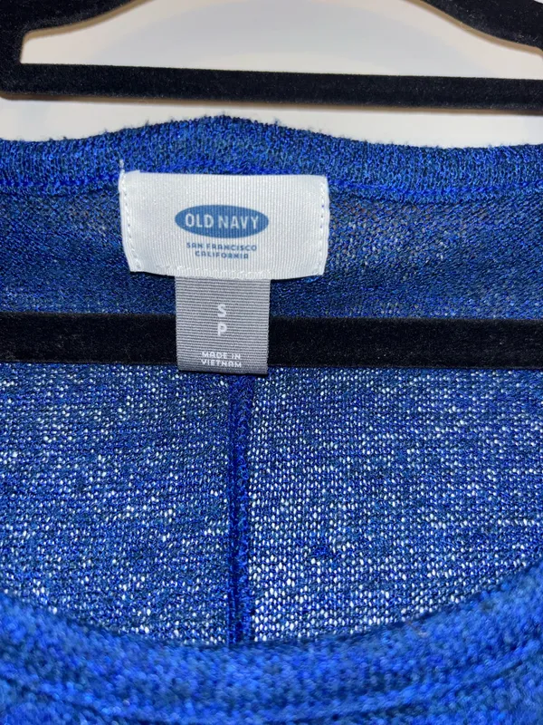 Old Navy Vibrant Blue Knit Top - Image 3
