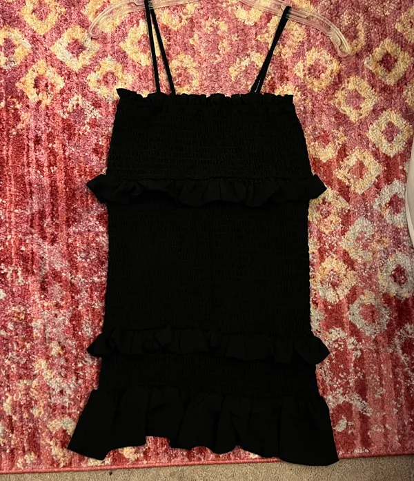 Forever 21 Black Smocked Dress - Image 3