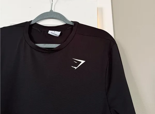 Gymshark Long Sleeve Black Workout Top - Image 2