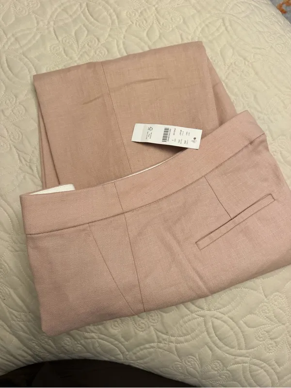 NWT J Crew Kate straight-leg pant in stretch linen blend Item BF407 - Image 3