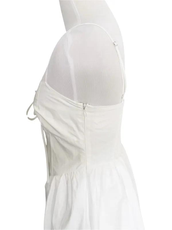 NWOT Mahina Corset Midi Dress White Size Small - Image 6