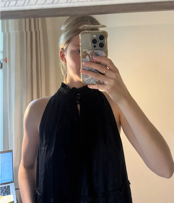 Bloomingdales Black mini dress Belldini - Image 3