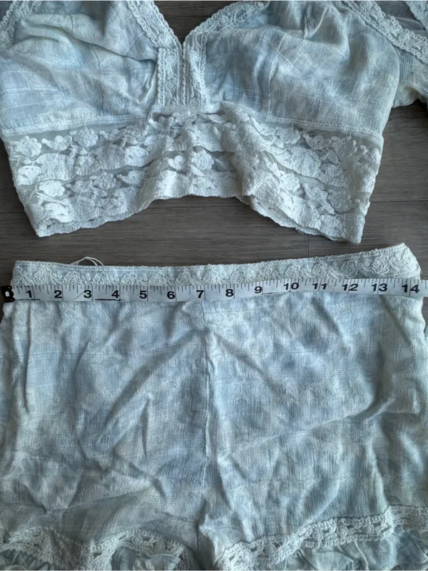 Free People Prairie Dawn Set Cottagecore Sz 6 - Image 8