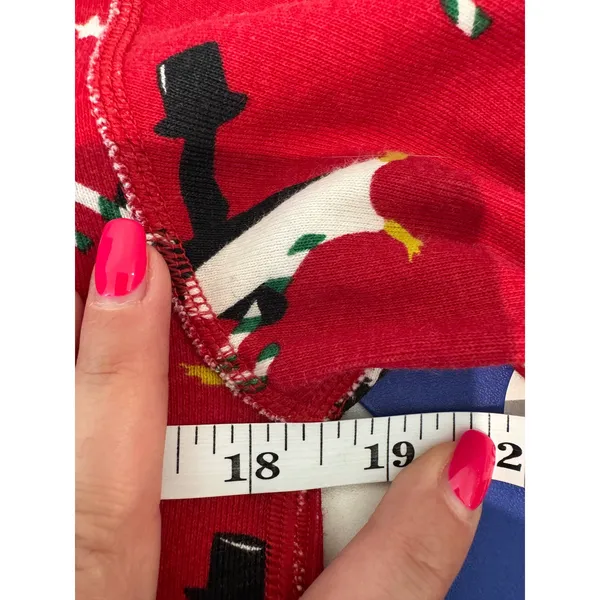 Hanna‎ Andersson Penguin Pajama Top Womens Medium Long Sleeve Cotton Christmas - Image 7