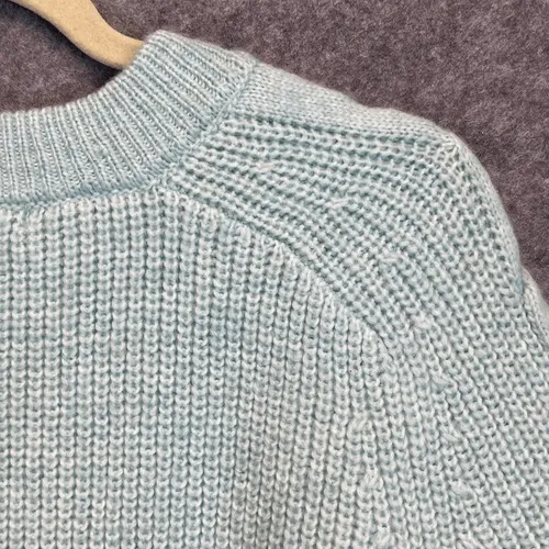 DESIGN HISTORY Sweater Womens XXL Mint Green Cable‎ Knit Split Neck Pullover NWT - Image 12