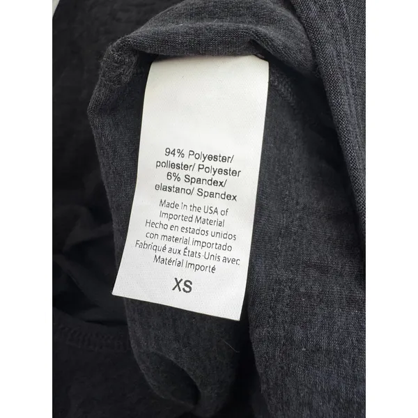 Beyond Yoga "Beyond the Bump" Nursing Tank Top, Charcoal Heather, Size XS, NWT - Image 5