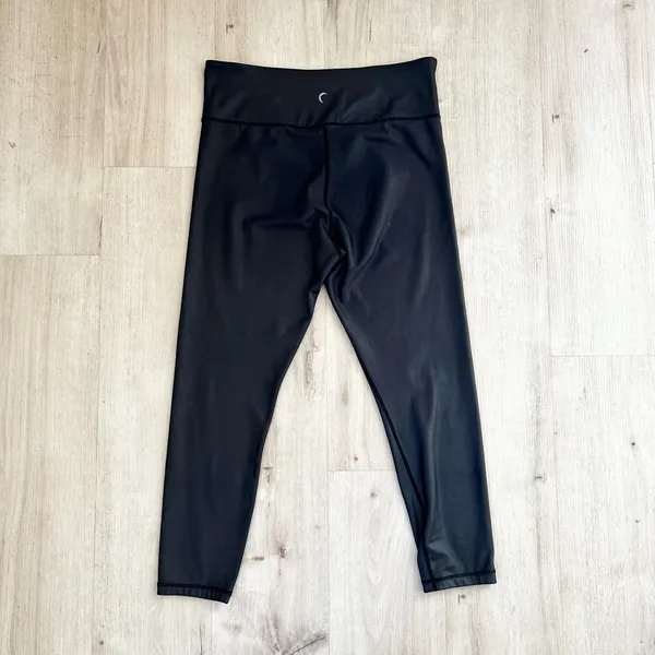 Zyia Active Black Metallic Light N Tight Hi-Rise 7/8 Leggings - Image 5