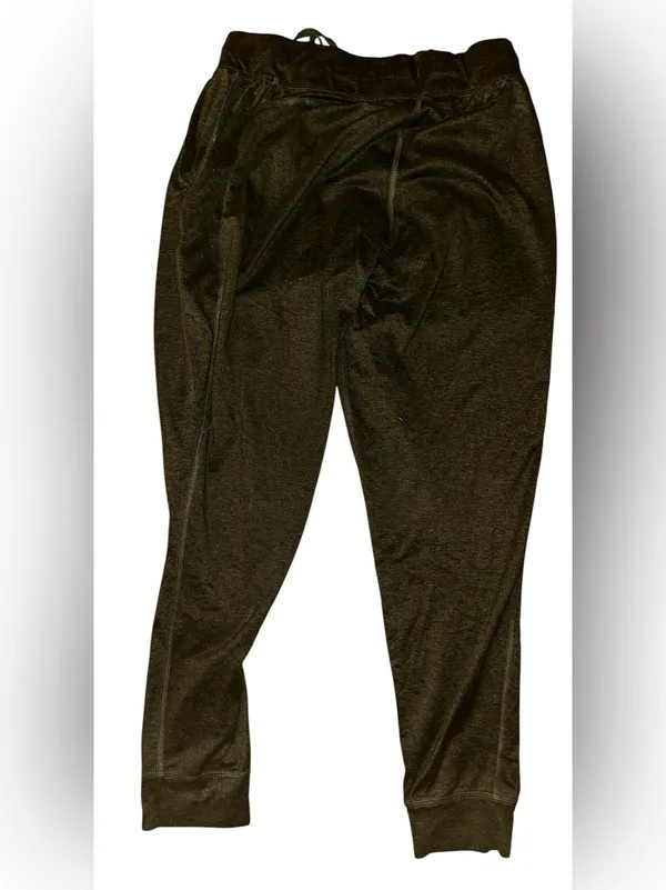 Gap GapFit Brushed Tech Jersey Joggers Dark Olive Loungewear Workout Small - Image 6