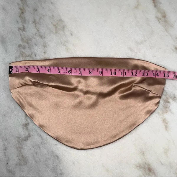 Natalie Rolt Meeka Silk Crop Strapless Top Rose Gold Womens Size 1 US Small - Image 8