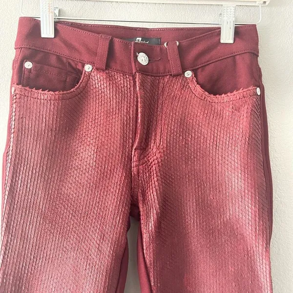 New 7 For All Mankind The Pieced Skinny Jeans - Image 5