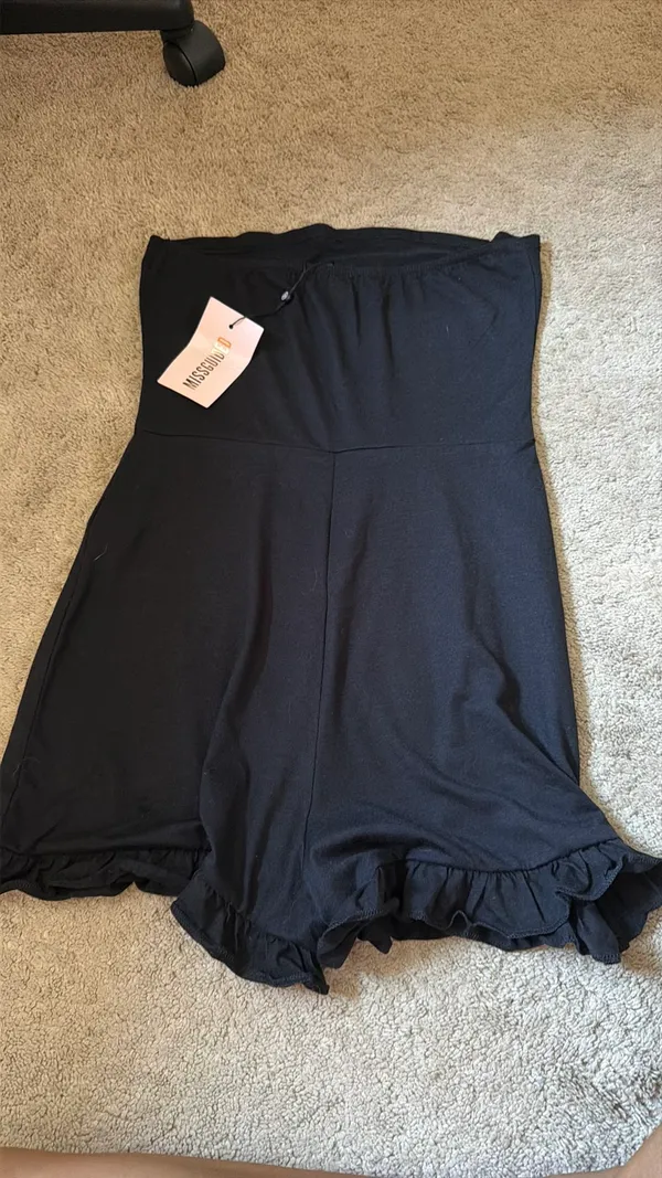 NWT  black strapless romper ⭐️ size 4 - Image 3