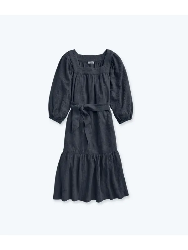 SUMMERSALT The Going Places MIDI Navy Gauze Dress Size XS NEW with tags - Image 2