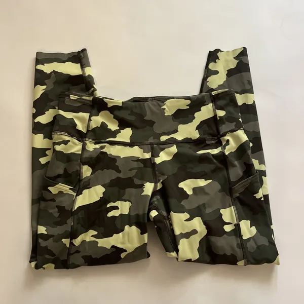 Sz 10 Lululemon Fast and Free Tight 25" *Non-Reflective Nulux Camo - Image 6
