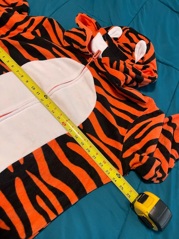Adult tipsy elves tiger costume XL - Image 6