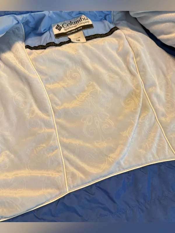 Columbia Ski Snow Jacket Coat Women’s Size Small Blue Nylon Zip Up - Image 15