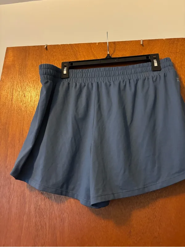 Women's Blue Athletic Shorts - Comfortable Everyday Activewear - Image 2