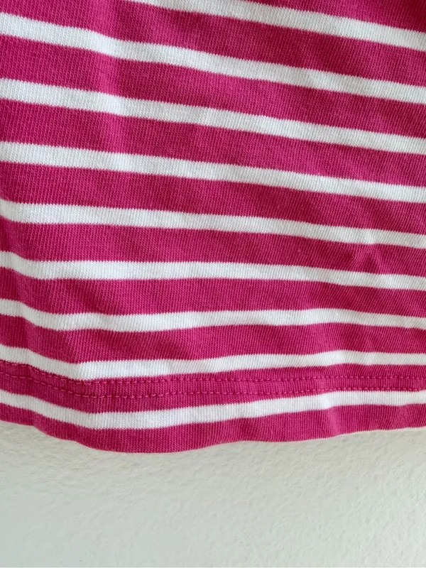 Brandy Melville pink & white striped shorts - Image 6