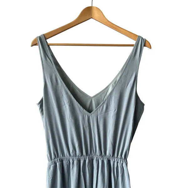 Show Me Your Mumu Kendall Maxi Dress Silver Sage Crisp NWT Large Wedding Prom - Image 7