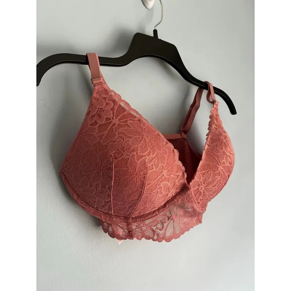 Victoria's Secret PINK Push Up Bralette Pink S-DD Lace NWOT - Image 9