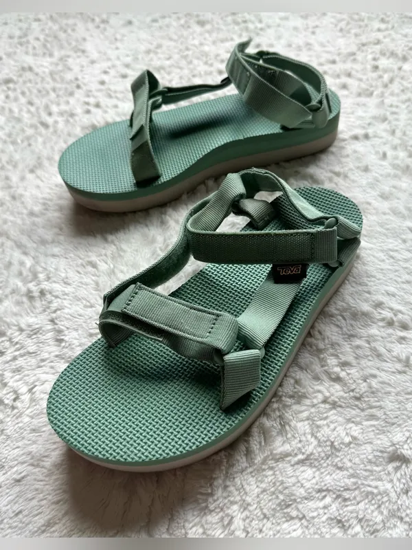 Teva Midform Universal Sandals Women's Size 8 Basil Green Outdoor Hiking Casual - Image 4