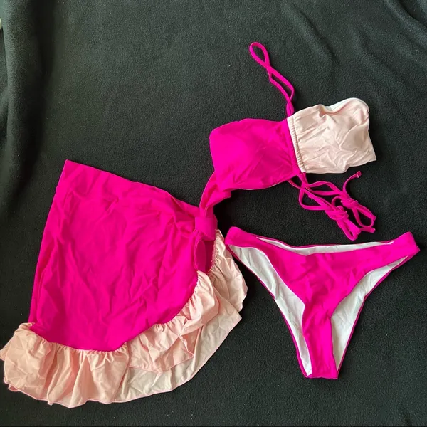 Boutique Colorblock three pieces set pink - Image 7