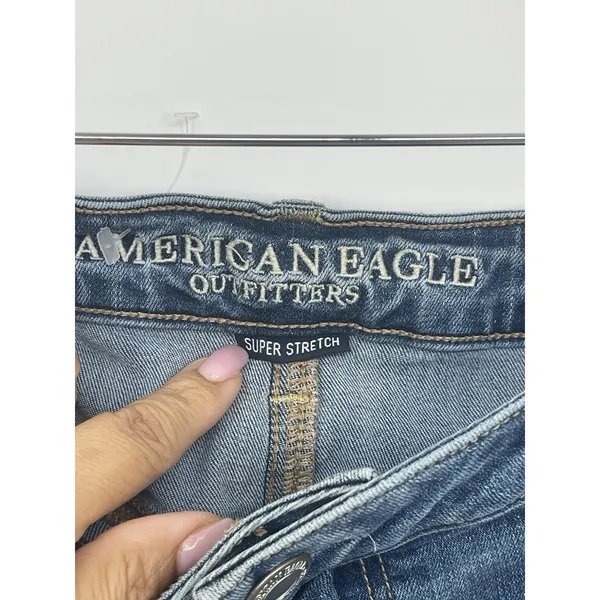 American Eagle Outfitters Women's Super Stretch Jeans Size 14‎ Q0002 - Image 3