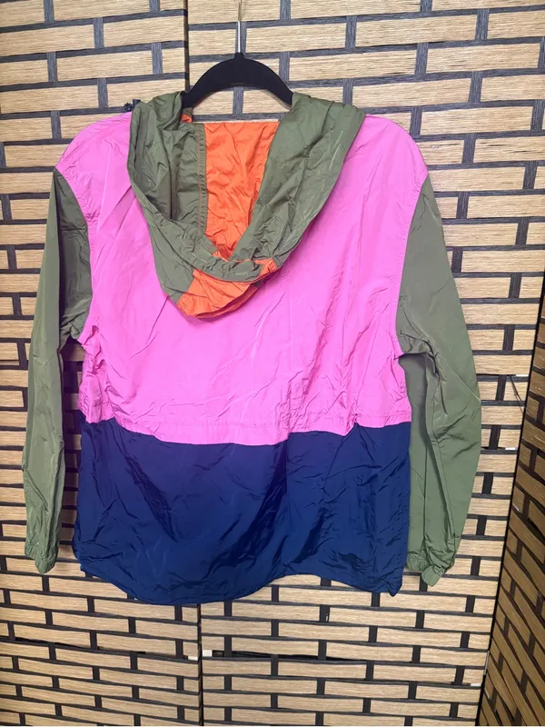 J. Crew color block windbreaker size small - Image 2