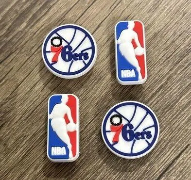 Crocs Philadelphia 76ers Basketball Team Charm For Shoe Charms - 4 Pieces - Image 2
